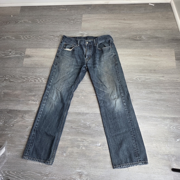 Levi's - Men's - 559 Dark Blue - Relaxed Straight Fit Jeans - 34x32 - Picture 1 of 9